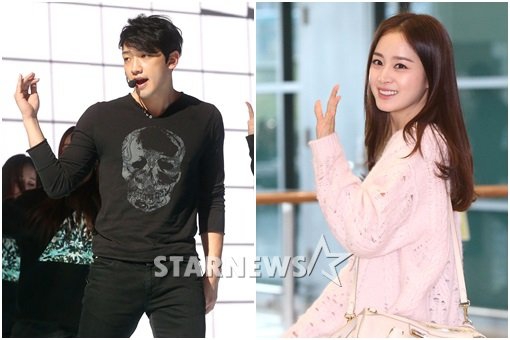 ... ". He's been seeing the actress Kim Tae-hee since January last year