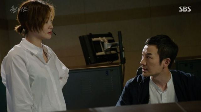 Woo-sin confronting Dong-wook