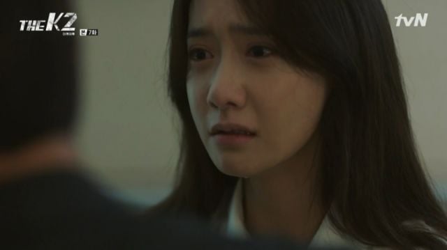 Ahn-na being shocked by her father's words