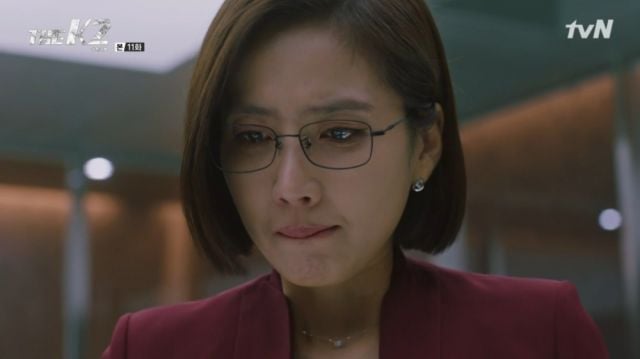 Chief Kim crying due to Yoo-jin's threats