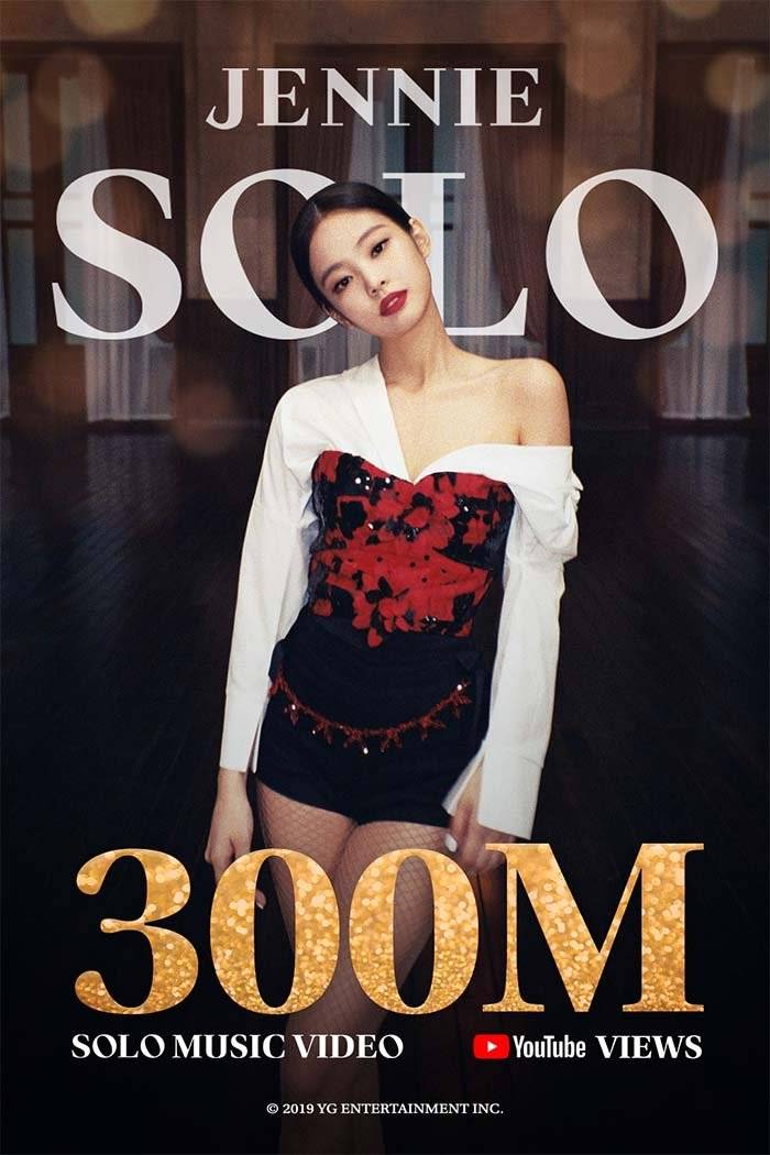 Jennie's Single 'Solo' Passes 300 Million Views on YouTube @ HanCinema ...