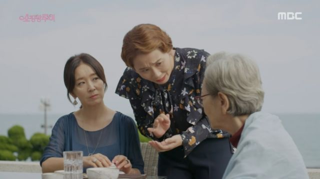 Jae-sook, Jeong-ran and Il-soon discussing Louis